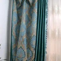 والان پرده ترک مخمل. مدل زیر ساده و رو طرحدار
