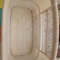 تخت کنار مادر و گهواره برقی هیپ در حد نو فروش فوری|تخت و صندلی بچه|تهران, مجیدآباد|دیوار