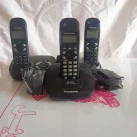 ۳عدد تلفن بی سیم کاملا سالم درحد نو