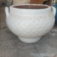 گلدان سفالی بزرگ