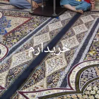 فرش خاطره مشهد طرح کیمیا سرمه ای