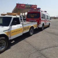 امداد خودرو یدک کش جرثقیل بکسلی شبانه روزی