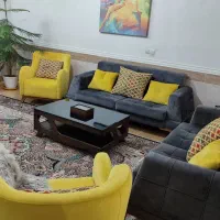 مبل هشت نفره و نهارخوری چهارنفره