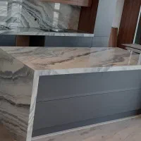 سنگ کابینت سنگ جزیره صفحه کابینت جزیره آشپزخانه