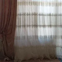 پرده ی سه متری ی پرده یک ونیمی برای پنجره|پرده، رانر، رومیزی|اصفهان, لاله|دیوار