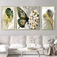 تابلو بوم بارنگ سبز زیبا