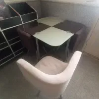 میز نهار خوری محکم و چرخشی فوری