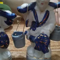 مجسمه چینی ماهیگیر قدیمی|مجسمه، تندیس، ماکت|فومن, |دیوار