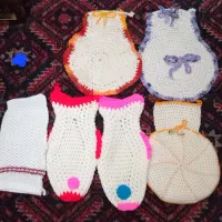 چند تا لیف حمام بافتنی