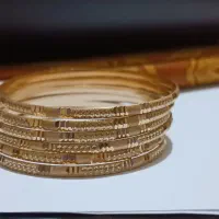 پک ۶ تایی النگو طلاروس سایز ۳ زنانه