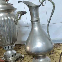 سماور ورشو  و دوعدد پارچ قدیمی|سماور، چای‌ساز، قهوه‌ساز|اصفهان, سروستان|دیوار