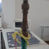 قلیان با چوب گردو