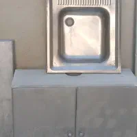 سینک و کابینت سالم تمیز و سنگ مرمر اوپن|مصالح و تجهیزات ساختمان|گنبد کاووس, |دیوار