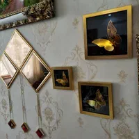 اینه لوزی و پروانه قاب دار کار تمیز