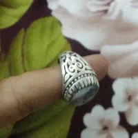 انگشتر نقره تک درخت شجر