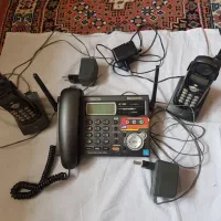 گوشی اورجینال پاناسونیک و دو عدد رومیزی