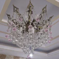 لوستر برنزی ۱۰ شاخه