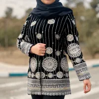 کت مخمل سوزندوزی سایز ۴۰ تا ۴۶