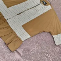 مانتو خنک فری سایز خامه دوزی شده