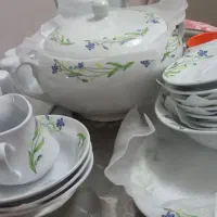 چینی مرجان ۶ نفره|ظروف سرو و پذیرایی|قم, زنبیل آباد|دیوار