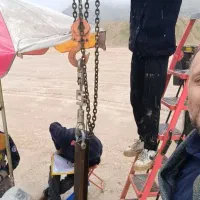 پایه کوبی آزمایش خاک نیروگاه خورشیدی تست چاه اوگر