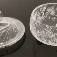 آجیل خوری کریستال لهستان اورجینال|ظروف سرو و پذیرایی|کرج, عظیمیه|دیوار