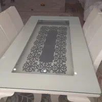 میز نهار خوری زیبا و خوشرنگ شش نفره