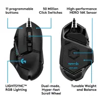 موس logitech G502 Hero|قطعات و لوازم جانبی رایانه|کرمان, |دیوار