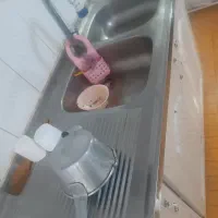 سینک دو قلو سالم بدون شیر