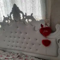 سرویس خواب تخت دونفره سفید شهریار نو|تخت و سرویس خواب|شهریار, کهنز|دیوار