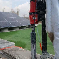 کرگیری بتن با دستگاه حرفه‌ای برش تمیز و دقیق