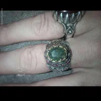 زمرد با مخرج های یاقوت سرخ مهر دار|جواهرات|ساری, |دیوار