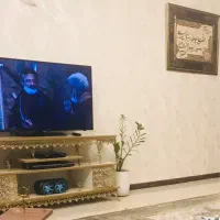 ست برنزی میز تی وی بوفه و ساعت ایستاده