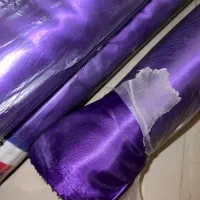 پارچه ساتن خارجی بنفش|لوازم خیاطی و بافتنی|ساری, |دیوار