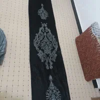 پنل پرده مخمل مشکی|پرده، رانر، رومیزی|اندیمشک, |دیوار