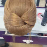 شنیون و میکاپ و کوتاهی و رنگ مو