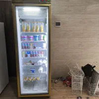 یخچال بدون برفک (نفراست)استیل طلایی تک درب