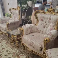 مبلمان استیل ۹ نفره در حد نو