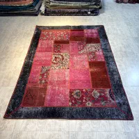 فرش مدرن تبریز دستباف چهل تکه
