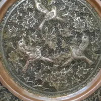 سینی مسی و برنج عتیقه قطر ۳۸