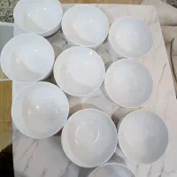 کاسه چینی آبگوشت سفید ساده درحدنو