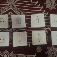 فروش 8 عدد کلید و پریز برق سالم
