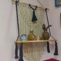 مکرومه دیوارکوب ۶۰*۹۰|صنایع دستی و سایر لوازم تزئینی|تهران, شهرک مخابرات|دیوار