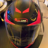 کلاه کاسکت ردلاین فک متحرک عینک یووی