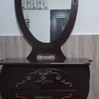 اینه و کنسول چوب|بوفه، ویترین، کنسول|آشخانه, |دیوار