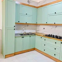 کابینت با قاب وکیوم کف تراشی
