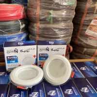 پنل هالوژن ۷ وات دورشیشه/ ۲۴ ماه گارانتی/ برق تسلا|لامپ و چراغ|اصفهان, لاله|دیوار