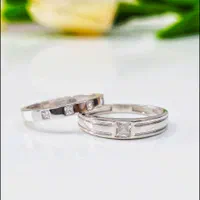حلقه ست نقره روکش طلا کارگاه نقره سازی بدون اجرت|بدلیجات|تبریز, |دیوار