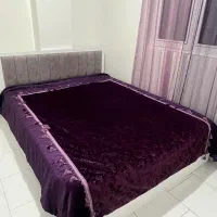 تخت دو نفره کاملا نو بهمراه تشک