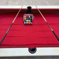 2عددمیز9فوت بیلیارددست ساز و لوازم جانبی|ورزشهای توپی|کیار, |دیوار